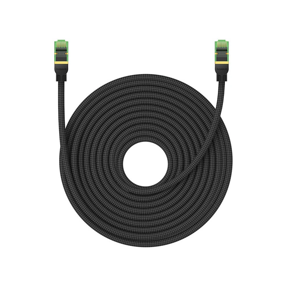 Hurtownia GSM - Kabel síťový Baseus v opletu kat. 8 Ethernet RJ45, 40Gbps, 20m (černý) - BSU4706 - {ean13} - Hurt