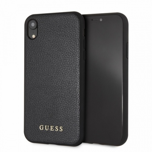 Guess Distributor - 3700740437599 - GUE053BLK - Guess GUHCI61IGLBK iPhone Xr black hard case Iridescent - B2B homescreen