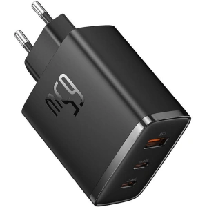 Hurtownia GSM - Síťová nabíječka Baseus OS-Cube Pro GaN5 USB-A, 2xUSB-C, 65W (černá) - BSU4709 - {ean13} - Hurt