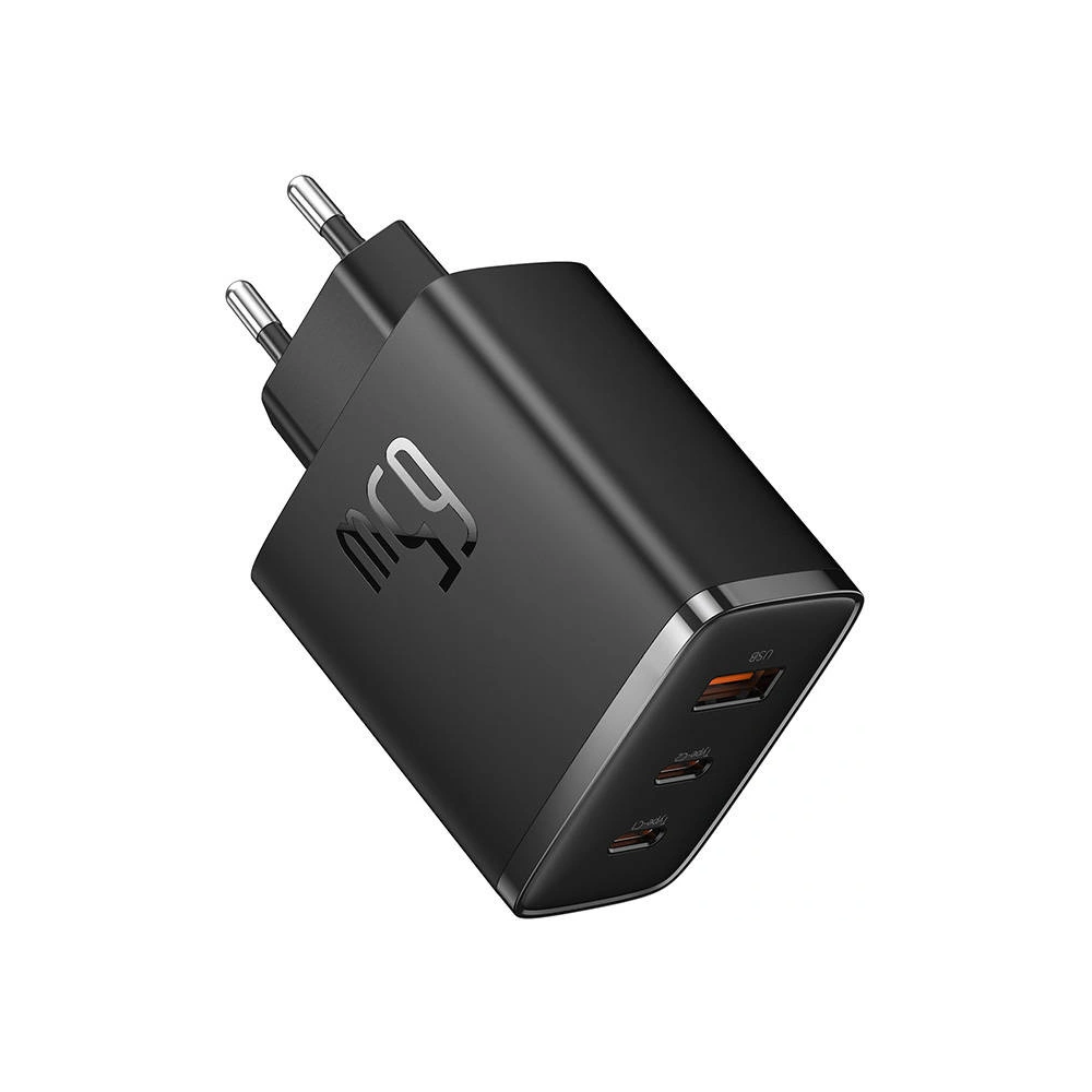 Hurtownia GSM - Hálózati töltő Baseus OS-Cube Pro GaN5 USB-A, 2xUSB-C, 65W (fekete) - BSU4709 - {ean13} - Hurt