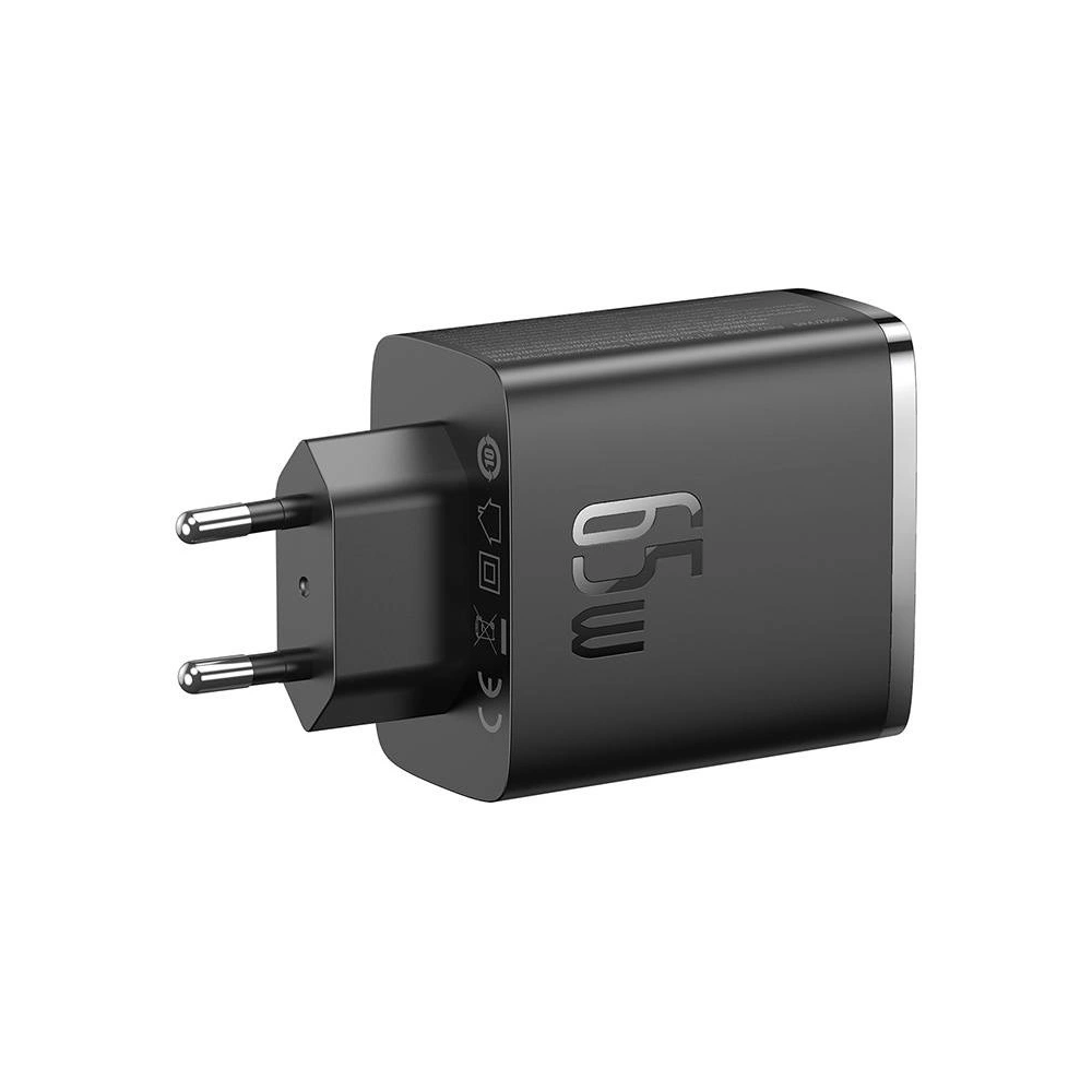 Hurtownia GSM - Hálózati töltő Baseus OS-Cube Pro GaN5 USB-A, 2xUSB-C, 65W (fekete) - BSU4709 - {ean13} - Hurt