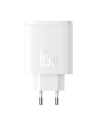 Wholesale Baseus OS-Cube Pro GaN5 USB-A, 2xUSB-C, 65W power charger (white) - BSU4710 - {ean13} - Hurt