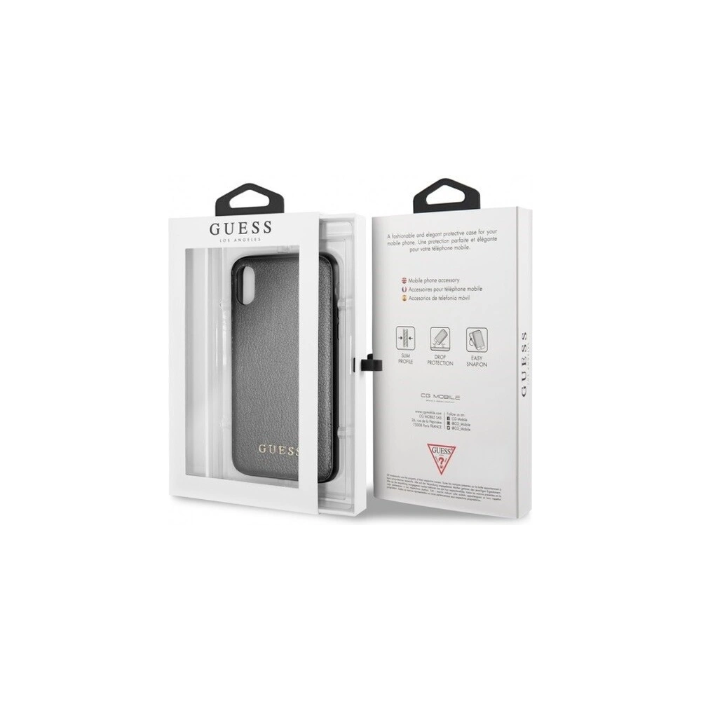 Hurtownia GSM - Etui Guess GUHCI61IGLBK Apple iPhone XR černé/hard case Iridescent - GUE053BLK - {ean13} - Hurt