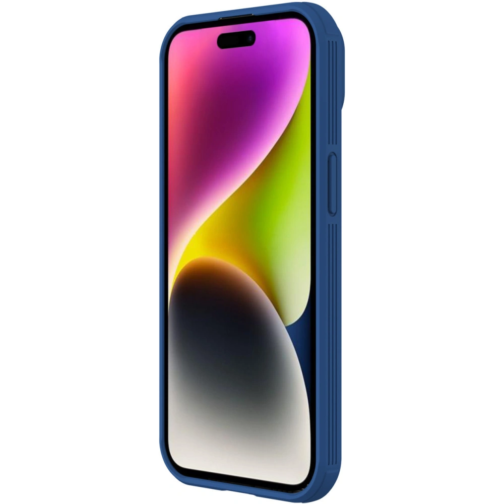 Hurtownia GSM - Etui Nillkin CamShield Pro Magnetic tok Apple iPhone 15 Plus / 14 Plus kék - NLK1264 - {ean13} - Hurt