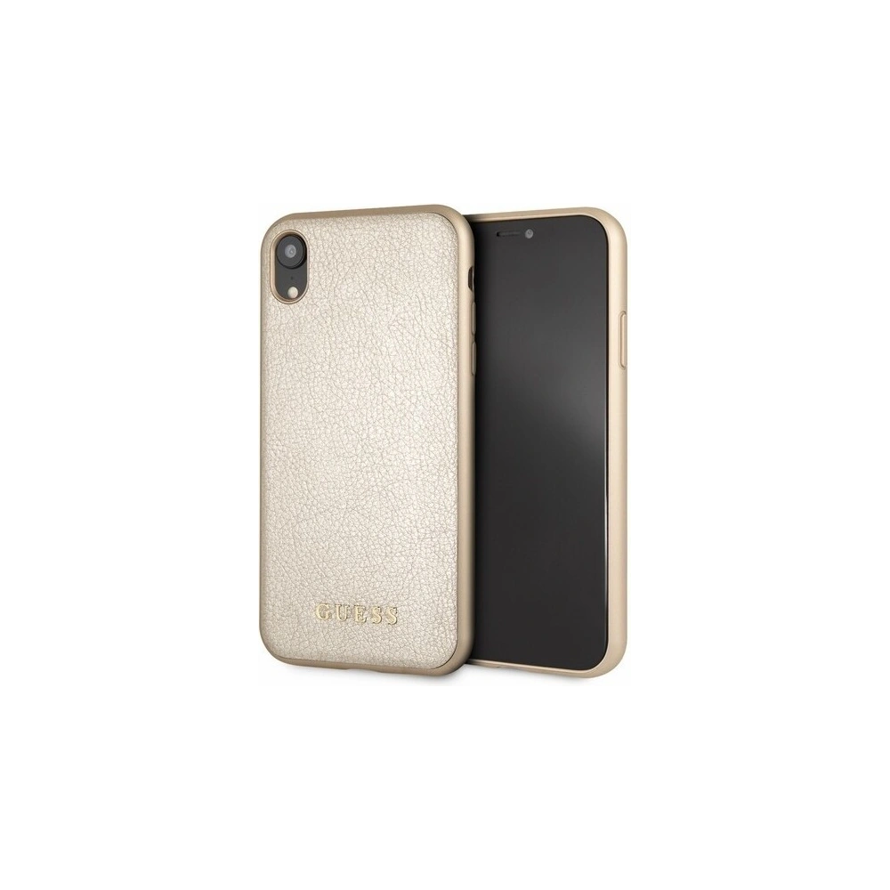 Hurtownia GSM - Etui Guess GUHCI61IGLGO Apple iPhone XR gold/złoty hard case Iridescent - GUE054GLD - {ean13} - Hurt