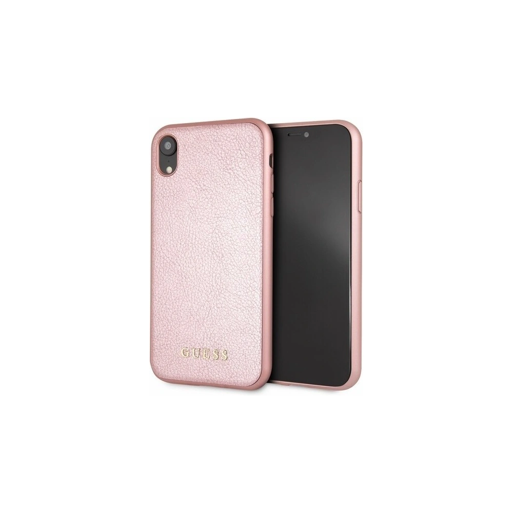 Wholesale Guess GUHCI61IGLRG iPhone Xr rose gold hard case Iridescent - GUE055RS - {ean13} - Hurt