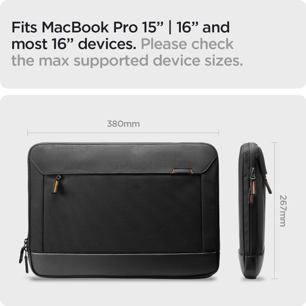 Wholesale Spigen Klasdan KD100 Sleeve laptop 15-16" Black - SPN3152 - {ean13} - Hurt