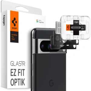 Hurtownia GSM - Sticlă securizată pentru aparat Spigen Optik.tr ez Fit Camera Protector Google Pixel 8 Pro Negru [2 PACK] - SPN3154 - {ean13} - Hurt