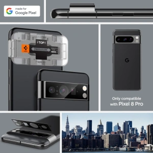 Hurtownia GSM - Edzett üveg a Spigen Optik.tr ez Fit Camera Protector Google Pixel 8 Pro Fekete [2 PACK] - SPN3154 - {ean13} - Hurt