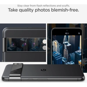 Spigen Optik.tr ez Fit Camera Protector Google Pixel 8 Pro Black [2 PACK]