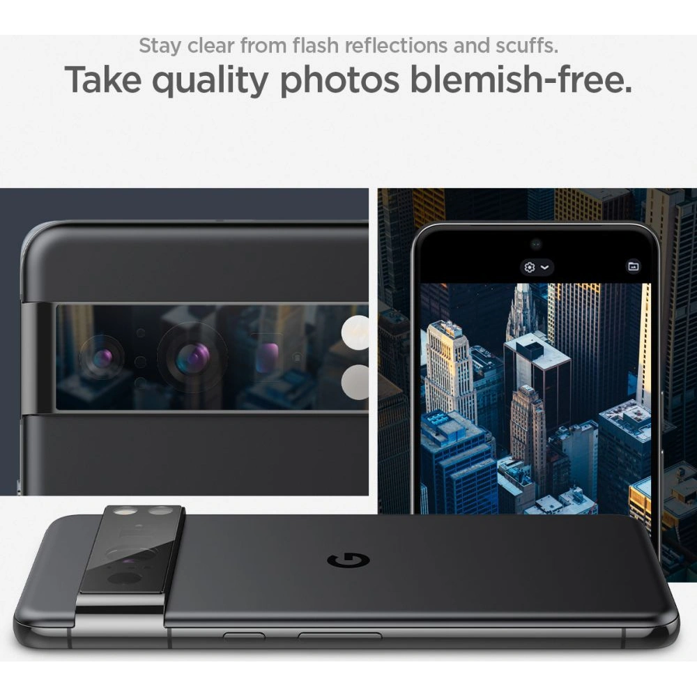 Wholesale Spigen Optik.tr ez Fit Camera Protector Google Pixel 8 Pro Black [2 PACK] - SPN3154 - {ean13} - Hurt