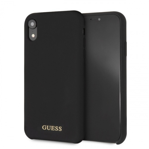 Hurtownia Guess - 3700740437285 - GUE056BLK - Etui Guess GUHCI61LSGLBK Apple iPhone XR black/czarny hard case Silicone - B2B homescreen