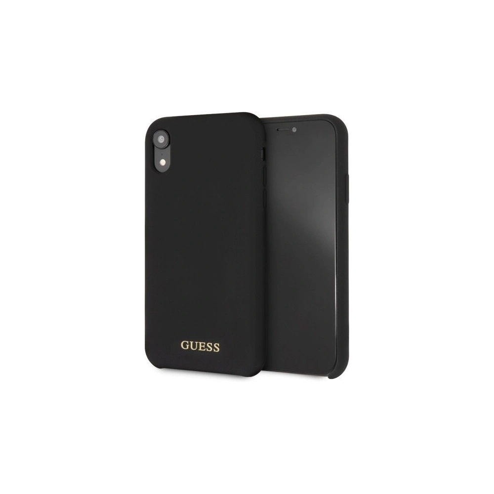 Hurtownia GSM - Etui Guess GUHCI61LSGLBK Apple iPhone XR black/czarny hard case Silicone - GUE056BLK - {ean13} - Hurt