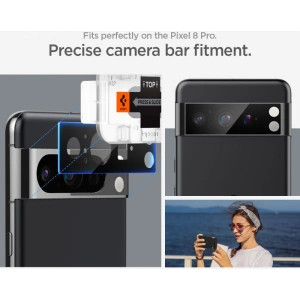 Hurtownia GSM - Edzett üveg a Spigen Optik.tr ez Fit Camera Protector Google Pixel 8 Pro Fekete [2 PACK] - SPN3154 - {ean13} - Hurt