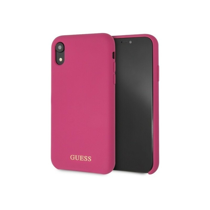 Guess Distributor - 3700740437322 - GUE058PNK - Guess GUHCI61LSGLPI iPhone Xr pink hard case Silicone - B2B homescreen