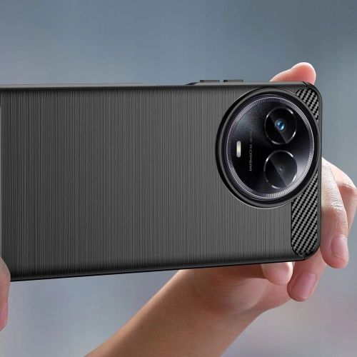 Etui Tech-Protect TPUCarbon Realme 11 5G Black