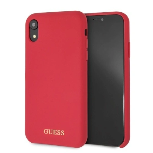 Etui Guess GUHCI61LSGLRE Apple iPhone XR red/czerwony hard case Silicone