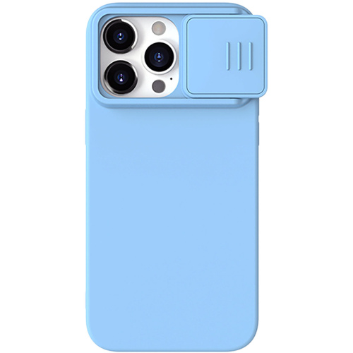 Nillkin Distributor - 6902048266568 - NLK1272 - Nillkin CamShield Silky Silicone Case Apple iPhone 15 Pro blue - B2B homescreen
