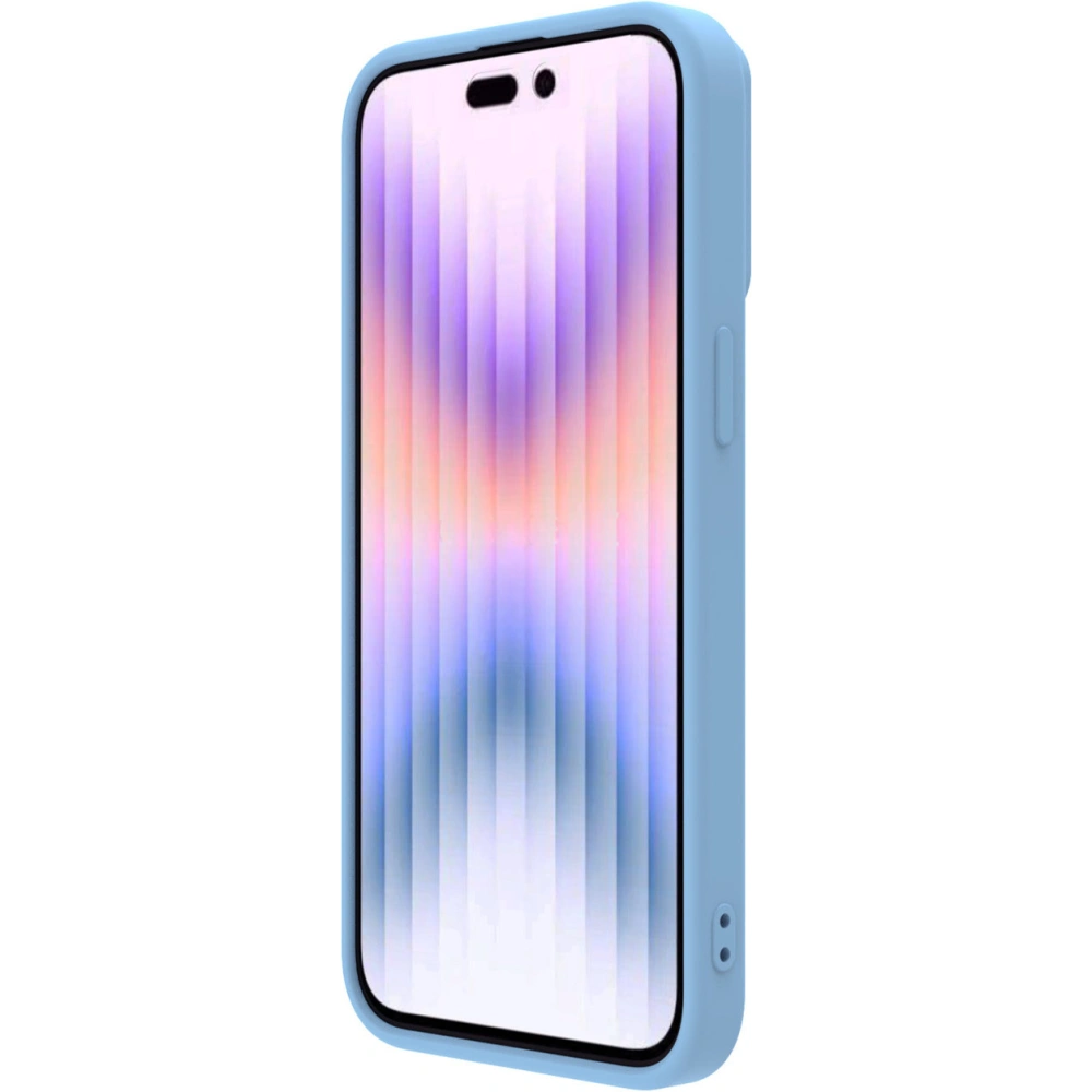 Hurtownia GSM - Etui Nillkin CamShield Silky Silicone Case Apple iPhone 15 Pro albastru - NLK1272 - {ean13} - Hurt