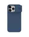 Etui Nillkin CamShield Silky Silicone Case Apple iPhone 15 Pro ciemnoniebieski
