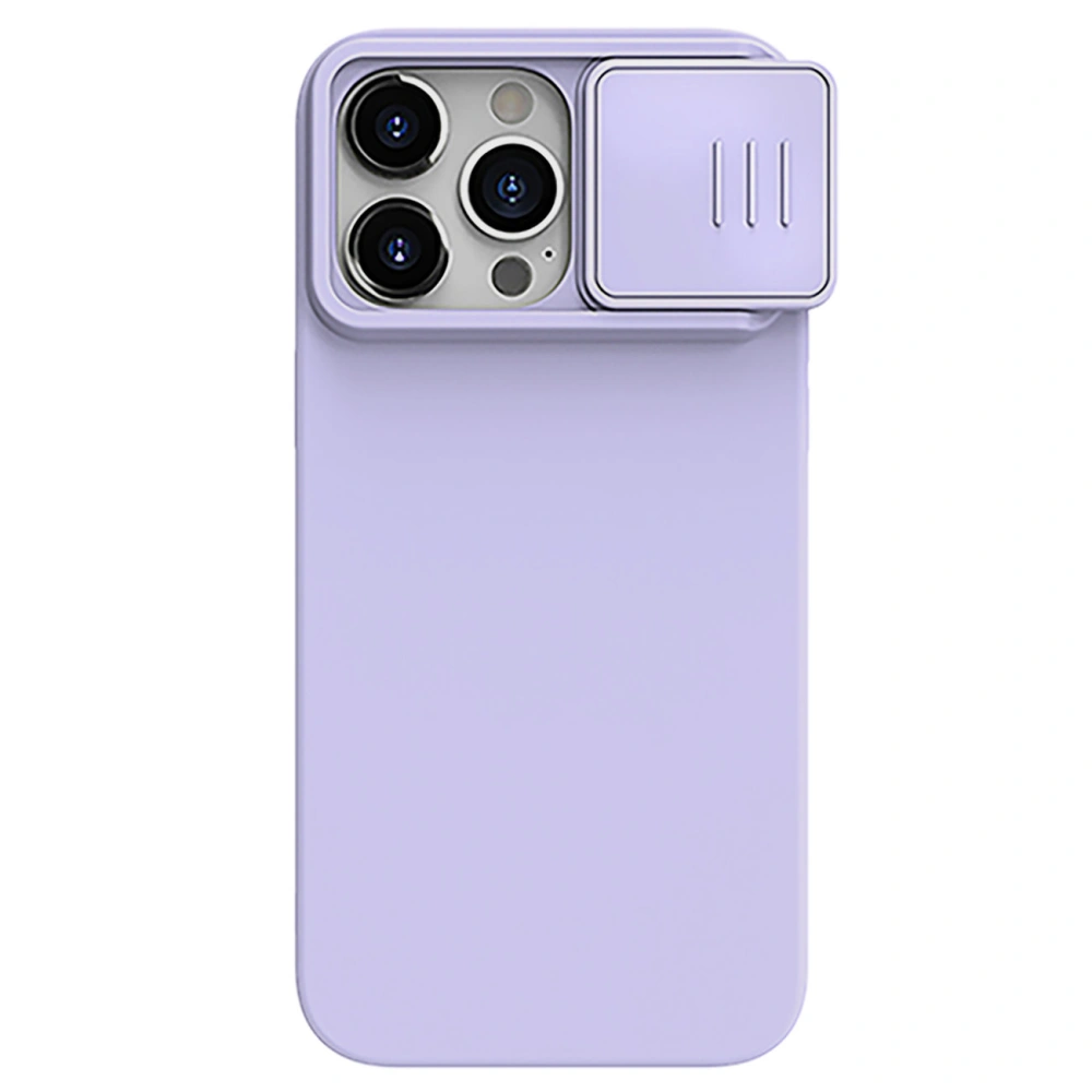 Hurtownia GSM - Etui Nillkin CamShield Silky Silicone Case Apple iPhone 15 Pro jasnofioletowe - NLK1275 - {ean13} - Hurt