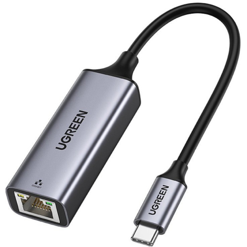 Ugreen Distributor - 6957303804191 - UGR1747 - UGREEN USB-C external network adapter / Ethernet RJ45 1Gbps gray - B2B homescreen