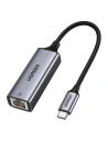 UGREEN zewnętrzna karta sieciowa USB-C / Ethernet RJ45 1Gbps szary