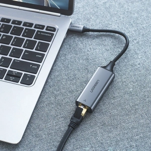 Hurtownia GSM - UGREEN externí síťová karta USB-C / Ethernet RJ45 1Gbps šedá - UGR1747 - {ean13} - Hurt