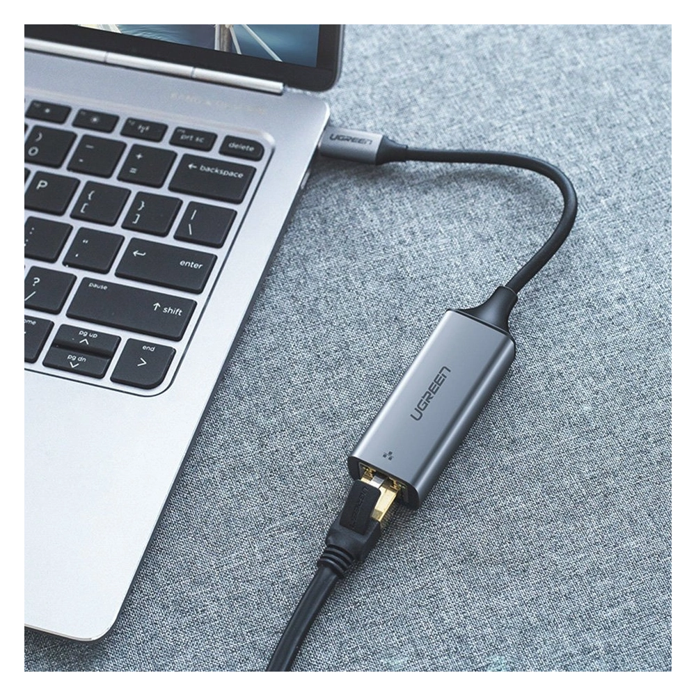 Hurtownia GSM - UGREEN externe USB-C-Netzwerkkarte / Ethernet RJ45 1Gbps grau - UGR1747 - {ean13} - Hurt