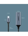 Wholesale UGREEN USB-C external network adapter / Ethernet RJ45 1Gbps gray - UGR1747 - {ean13} - Hurt