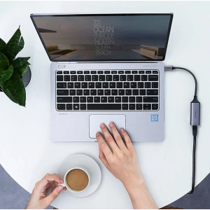 Hurtownia GSM - UGREEN zewnętrzna karta sieciowa USB-C / Ethernet RJ45 1Gbps szary - UGR1747 - {ean13} - Hurt