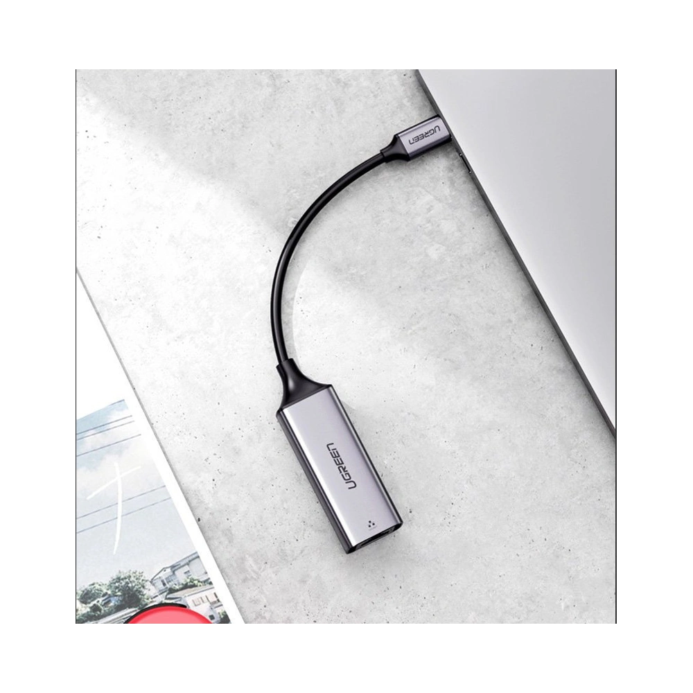 Hurtownia GSM - UGREEN externe USB-C-Netzwerkkarte / Ethernet RJ45 1Gbps grau - UGR1747 - {ean13} - Hurt