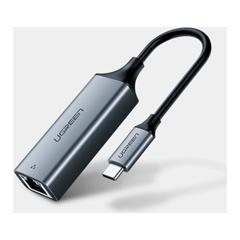 Hurtownia GSM - UGREEN külső USB-C / RJ45 Ethernet hálózati kártya 1Gbps szürke - UGR1747 - {ean13} - Hurt