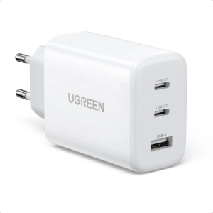 Hurtownia GSM - Síťová nabíječka UGREEN 2xUSB-C / USB-A 65W PD, QC, PPS bílá (CD275) - UGR1748 - {ean13} - Hurt