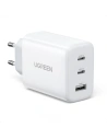 UGREEN Netzteil 2xUSB-C / USB-A 65W PD, QC, PPS weiß (CD275)