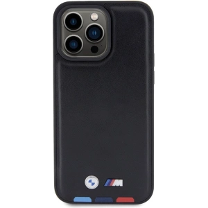 Hurtownia GSM - Case BMW BMHCP15X22PTDK Apple iPhone 15 Pro Max Leder Stempel Tricolor schwarz/black - BMW521 - {ean13} - Hurt