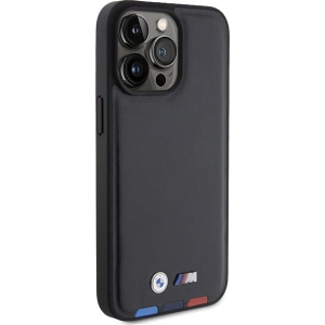 Hurtownia GSM - Case BMW BMHCP15X22PTDK Apple iPhone 15 Pro Max Leder Stempel Tricolor schwarz/black - BMW521 - {ean13} - Hurt
