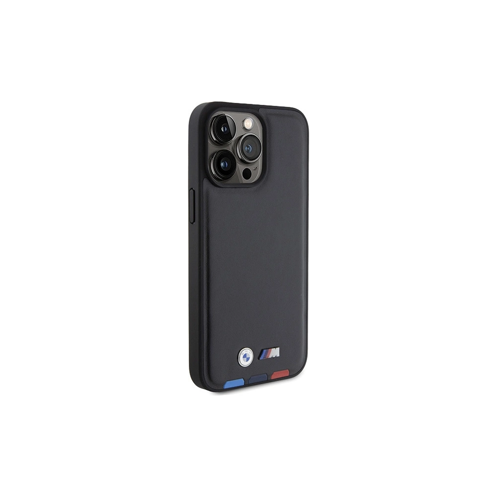 Hurtownia GSM - Etui BMW BMHCP15X22PTDK Apple iPhone 15 Pro Max bőr bélyegző trikolor fekete/black - BMW521 - {ean13} - Hurt