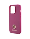 Wholesale Guess GUHCP15LPS4DGPP Apple iPhone 15 Pro hardcase Strass Metal Logo pink - GUE2994 - {ean13} - Hurt