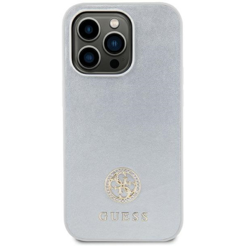 Guess Distributor - 3666339151157 - GUE2995 - Guess GUHCP15MPS4DGPS Apple iPhone 15 Plus / 14 Plus hardcase Strass Metal Logo silver - B2B homescreen