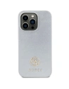 Guess GUHCP15SPS4DGPS Apple iPhone 15 hardcase Strass Metal Logo silver