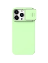 Nillkin CamShield Silky Silicone Case Apple iPhone 15 Pro mint