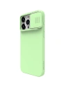 Hurtownia GSM - Etui Nillkin CamShield Silky Silicone Case Apple iPhone 15 Pro miętowe - NLK1276 - {ean13} - Hurt