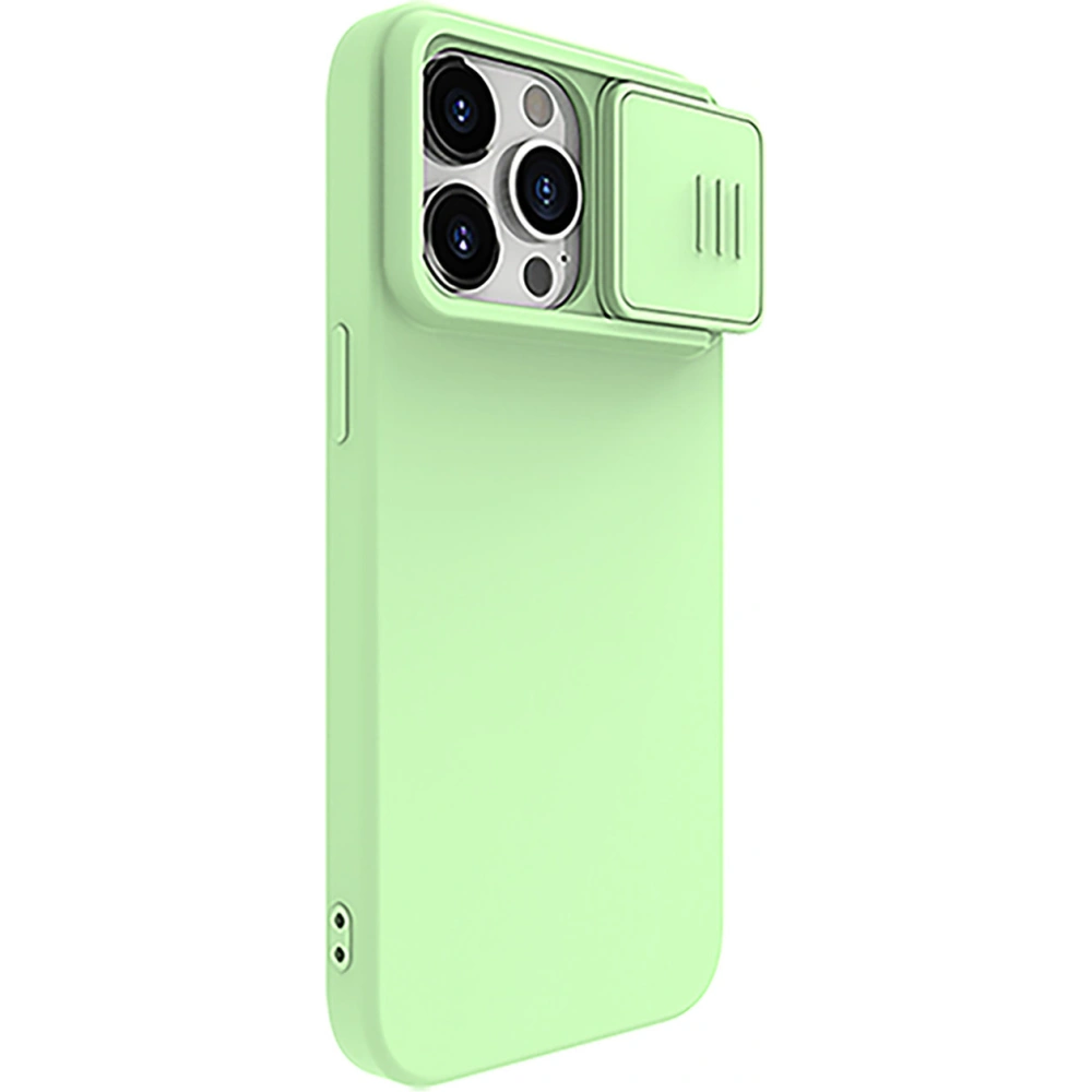 Hurtownia GSM - Etui Nillkin CamShield Silky Silicone Case Apple iPhone 15 Pro miętowe - NLK1276 - {ean13} - Hurt