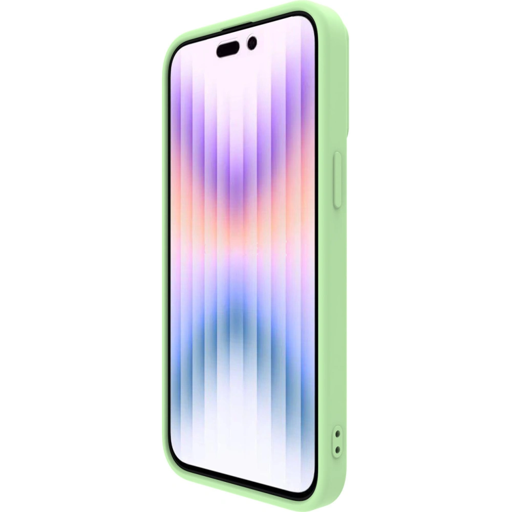Hurtownia GSM - Etui Nillkin CamShield Silky Silicone Case Apple iPhone 15 Pro miętowe - NLK1276 - {ean13} - Hurt