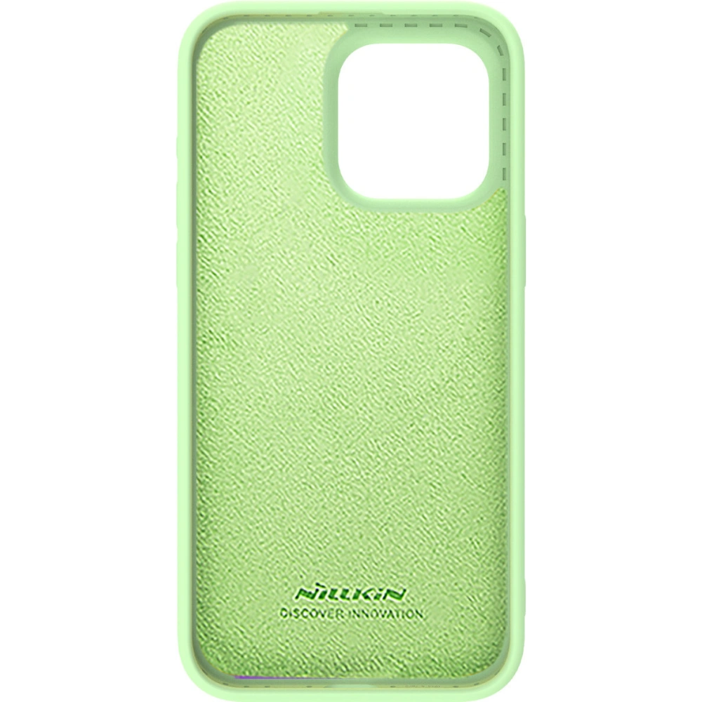 Hurtownia GSM - Etui Nillkin CamShield Silky Silicone Case Apple iPhone 15 Pro miętowe - NLK1276 - {ean13} - Hurt