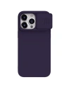 Etui Nillkin CamShield Silky Silicone Case Apple iPhone 15 Pro ciemnofioletowe