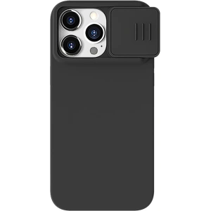 Hurtownia GSM - Etui Nillkin CamShield Silky Silicone Case Apple iPhone 15 Pro Max czarne - NLK1278 - {ean13} - Hurt