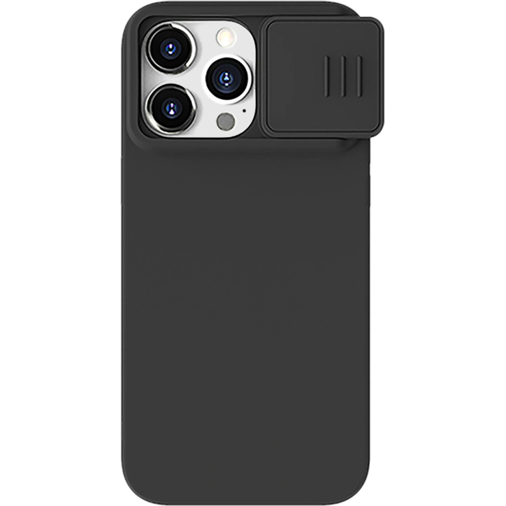 Hurtownia GSM - Etui Nillkin CamShield Silky Silicone Case Apple iPhone 15 Pro Max fekete - NLK1278 - {ean13} - Hurt