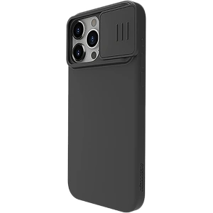 Hurtownia GSM - Etui Nillkin CamShield Silky Silicone Case Apple iPhone 15 Pro Max czarne - NLK1278 - {ean13} - Hurt